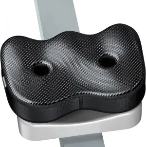 Rowing Machine Seat Cushion Compatible with Concept 2 Rower - Seat Pad for Comfort & Support - Also Fits Hydrow, Peloton & More - Rowing Accessories