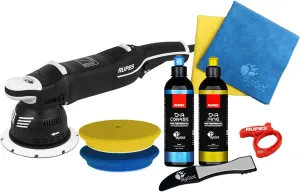 Rupes LK900E - Starter Kit - 6" Backing Plate - Compounds - Foam Pads - Microfiber Cloths - Claw Pad Tool