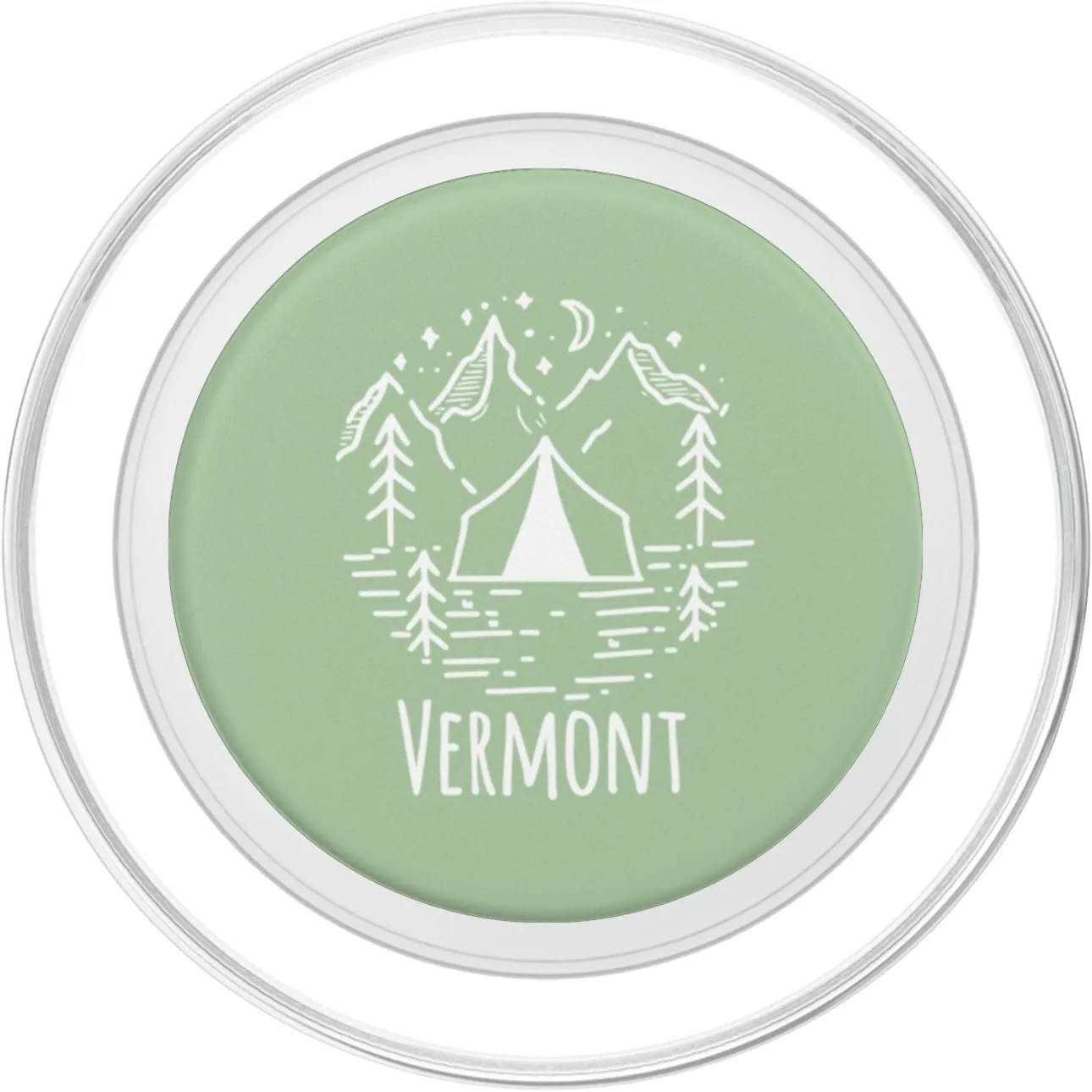 Rustic Tent Camping Mountains Wilderness Campground Vermont PopSockets PopGrip for MagSafe