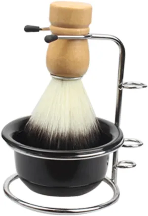 SaditY 1 Set Shaving Foam Bowl Grooming Badger Shaving Brush Shave Brush Shaving Brushes for Men Man Suit Travel Shave Cream Shaving Supply Shaving Must Have Bathroom Shaving Bowl Black, 12x8.5cm