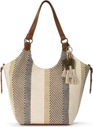 Sakroots The Sak Roma Shopper Shoulder Bag Large Purse & Tote Bag with Double Straps & Zipper Pockets for Everyday & Travel