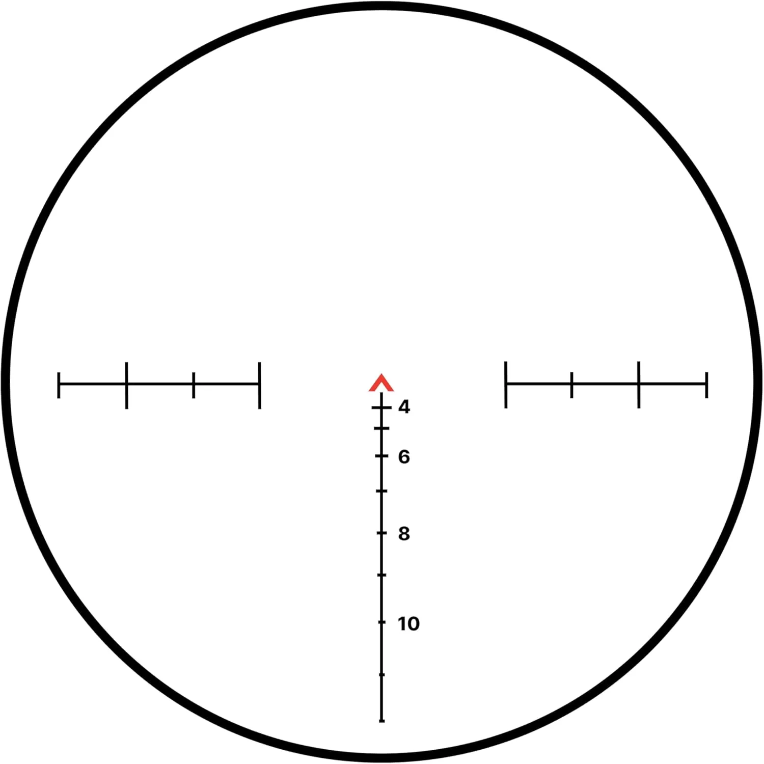 Saturn 4x32 Tactical Rifle Scope, Chevron, BDC .223/5.56, with Removable Picatinny Rail