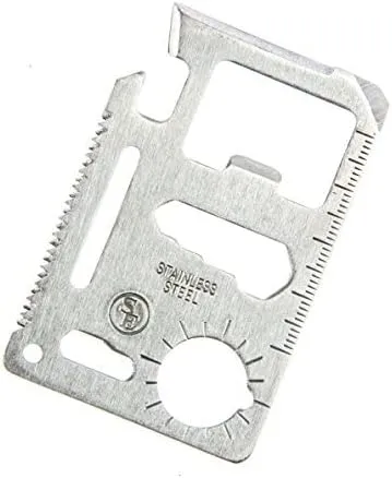 SE 11-in-1 Multi-Function Wallet Survival Tools (20-Pack) - MT908-20