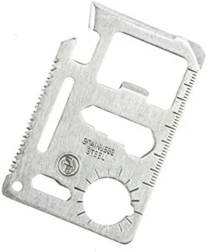 SE 11-in-1 Multi-Function Wallet Survival Tools (20-Pack) - MT908-20