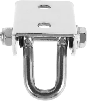 Set Heavy Duty Stainless Steel Swing Hangers Set with Rotating Hook for Easy Installation Versatile Use with Hammocks Punching Bags Chairs Ceiling Mount Support