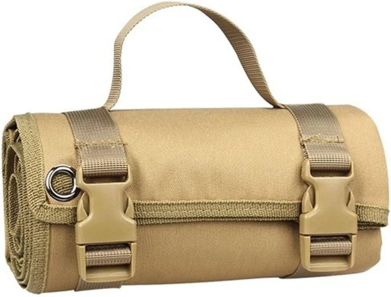 Shooting Mat for Range, Roll-up Shooting Gear Tactical Training Shooting Pad, Prone Shooter Mats Tactical Blanket Mat for Shooting Long Distance or Prone Competition Hunting (Color : Khaki)