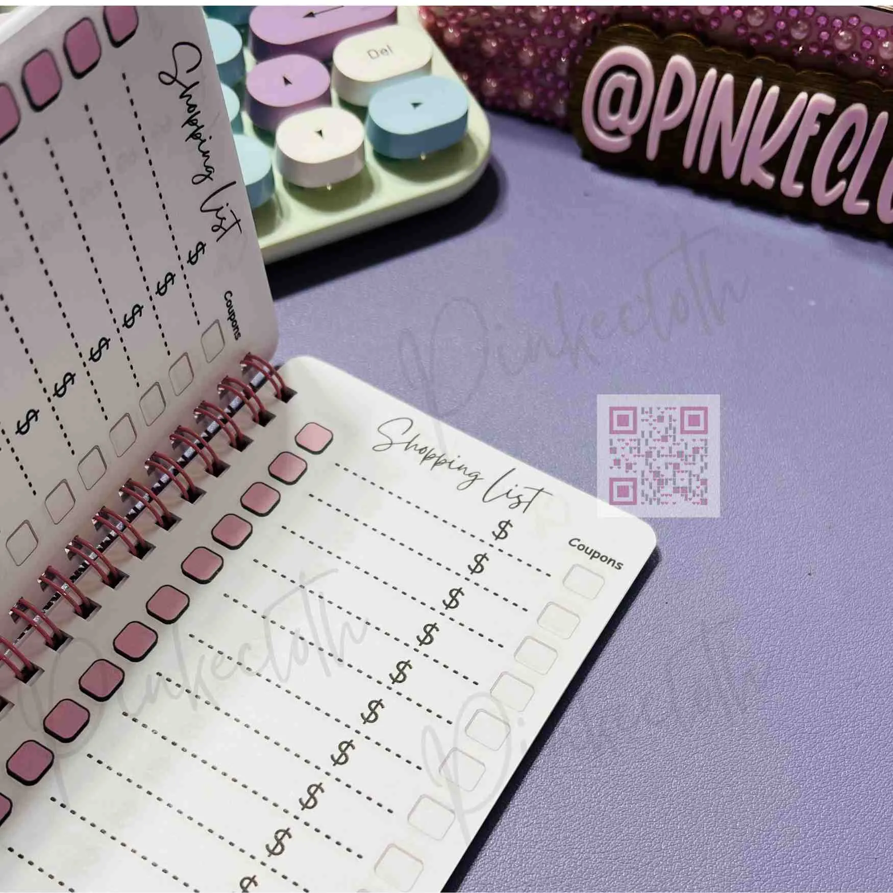 SHOP Shopping List Spiral Book