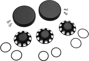 Show Chrome Axle Caps CNC Aluminum Three Pack Can-Am For Ryker All Models 41-411