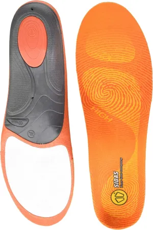 Sidas 3 Feet High Arch Insoles - Small/Orange