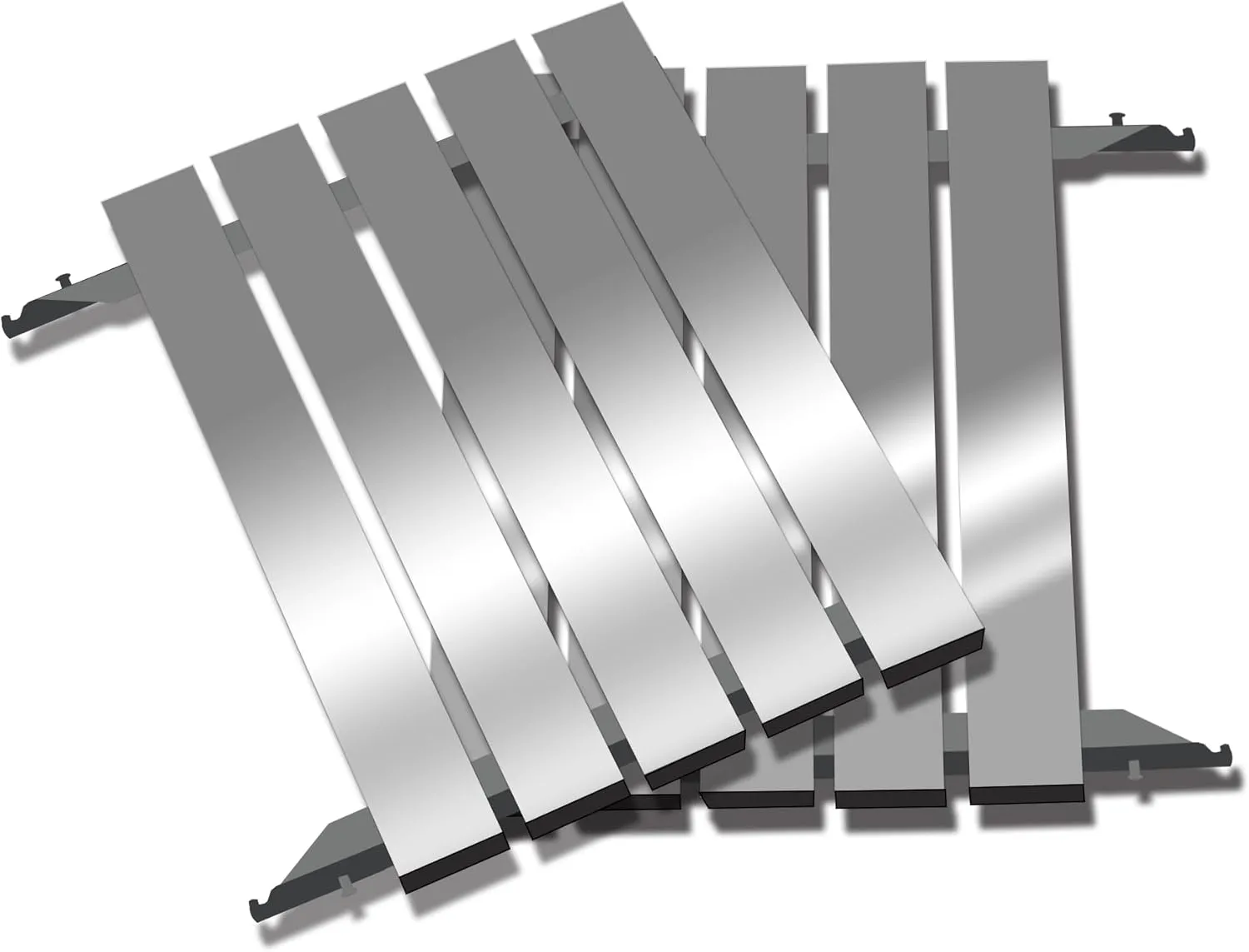 Side Shelves Big Green Egg Accessories, Stainless Steel Folding Side Shelves, Pair of 2, Fit for XL Big Green Egg Replacement Parts Grill & Smoker Accessories