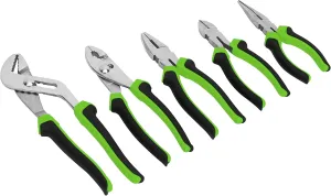 Siegen S0646 5pc Comfort Grip Pliers Set