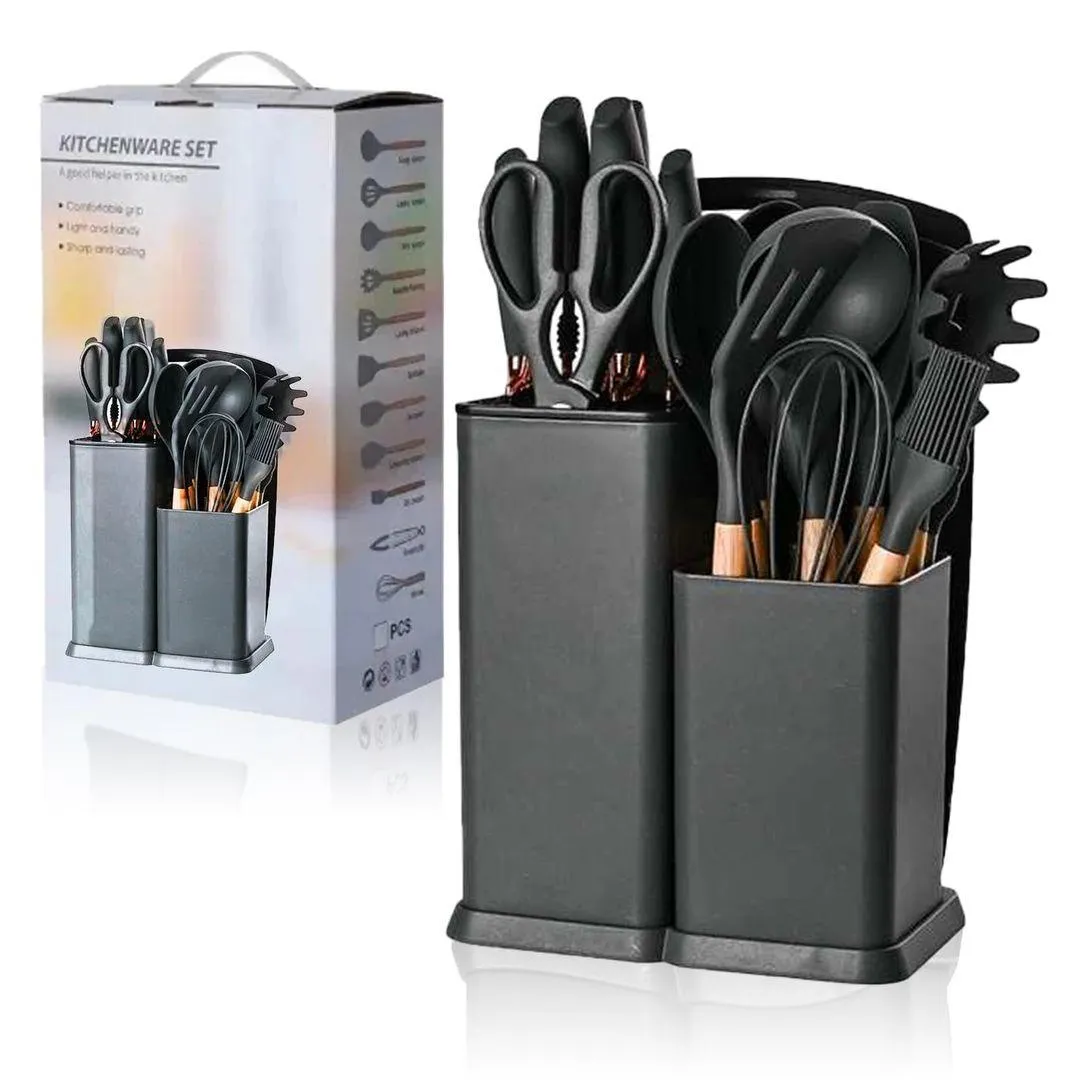 Silicone Cooking Utensil Set – Heat-Resistant, Non-Stick Kitchen Tools