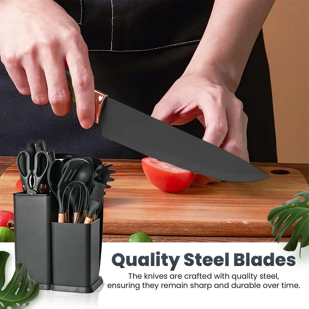 Silicone Cooking Utensil Set – Heat-Resistant, Non-Stick Kitchen Tools
