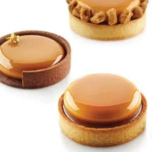 Silikomart Kit Tarte Ring 80 -Perforated - 6 Forms