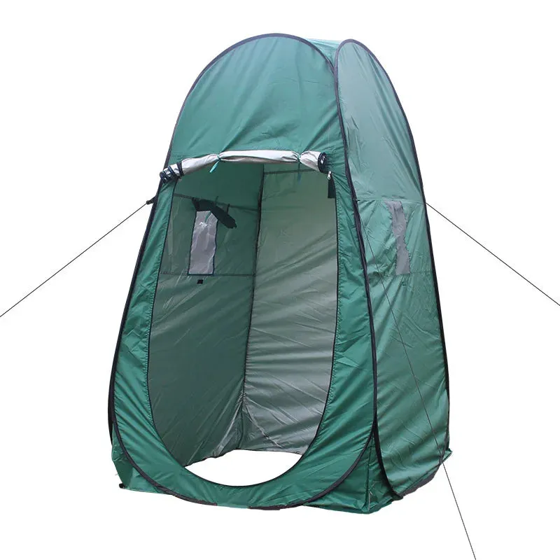 Single Person Portable Privacy Shower Toilet Camping Pop Up Tent Camouflage UV Function Outdoor Dressing Photography Watch Bird