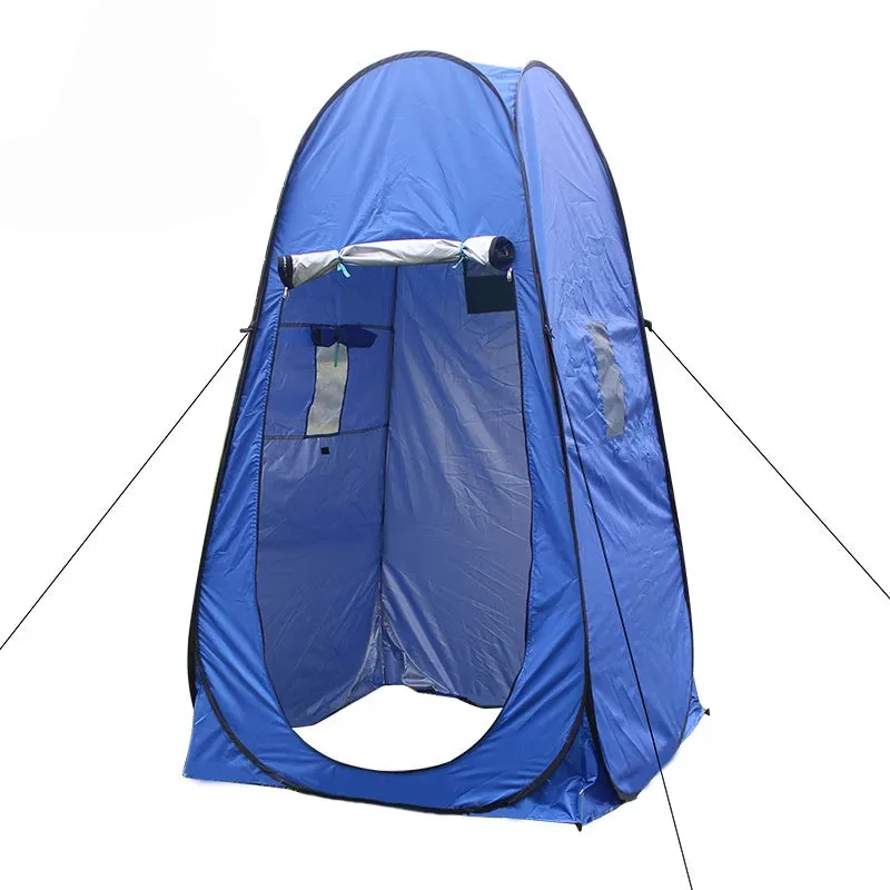 Single Person Portable Privacy Shower Toilet Camping Pop Up Tent Camouflage UV Function Outdoor Dressing Photography Watch Bird