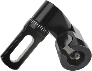 Single/Double Side Adjustable V-Bar Mount Quick Disconnect Bow Rod Stabilizer, Archery Compound Recurve Bow Stabilizer Single/Double Sidebar Back Bar stabilizer Mount