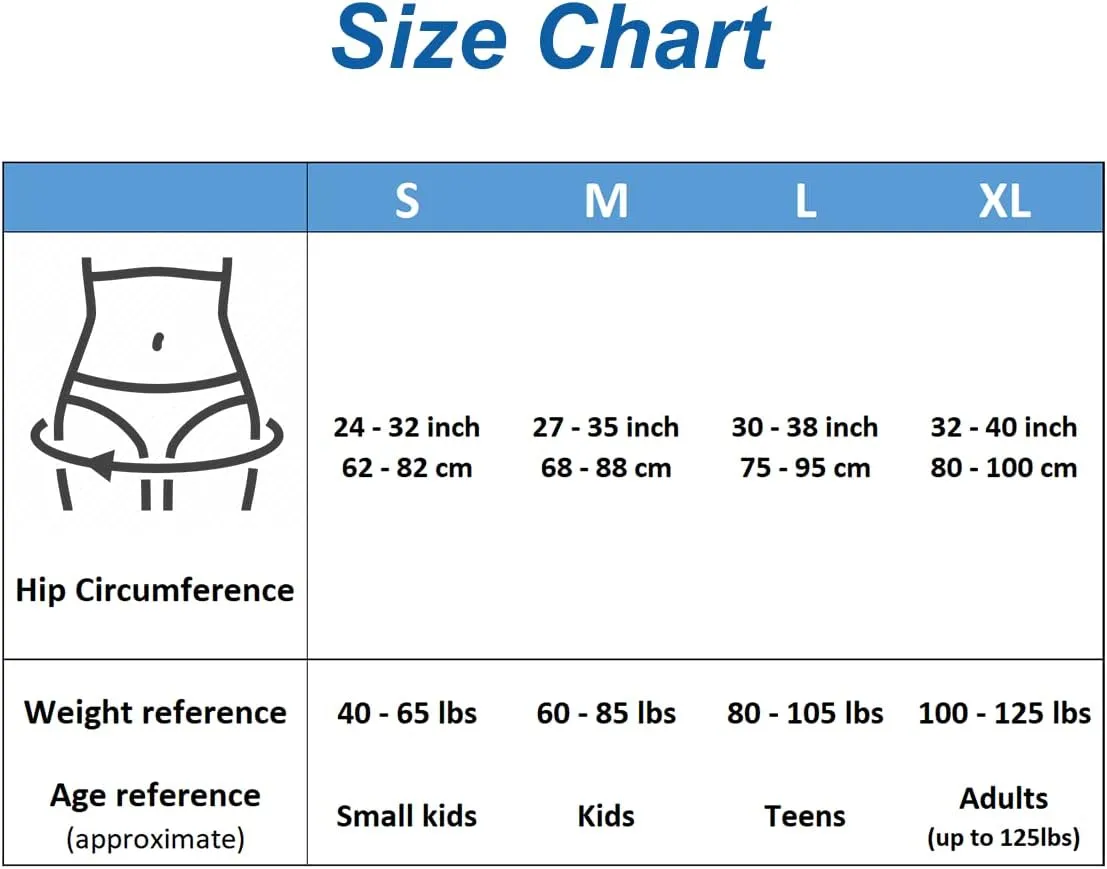SkatingSpirit Slim Padded Figure Skating Shorts, Hip Tailbone Gel Pad Protective Underwear