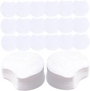 Skin-Friendly Semicircular Makeup Remover Pads 1200pcs Disposable Facial Pads Women Makeup Wet Dry Use