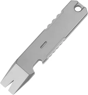Small Pry Bar, Titanium Pocket Pry Bar with Hanging Hole& Bottle Opener for Outdoor Camping Jungle Adventure Hunting Travel Hiking