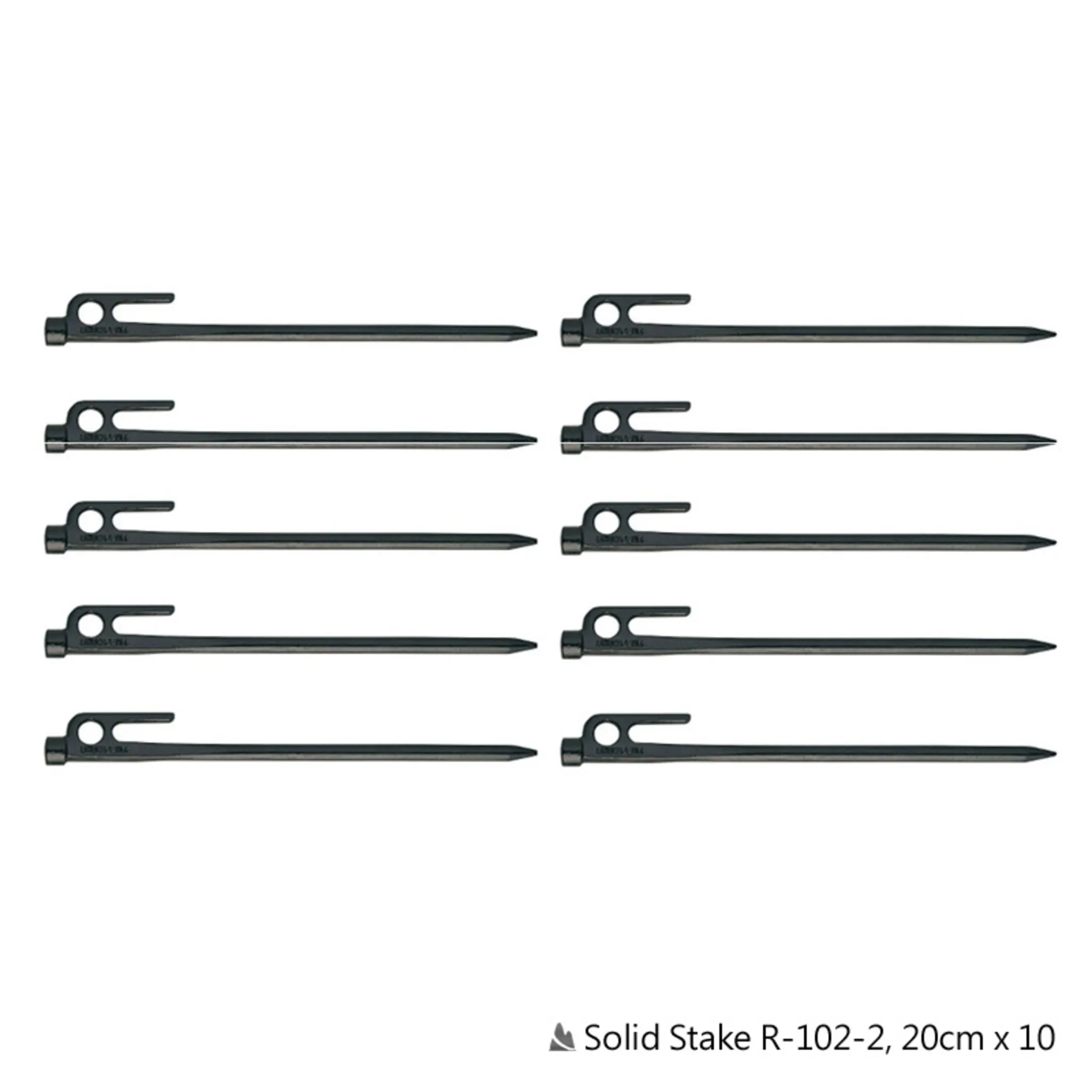 SnowPeak Solid Stake 20cm鍛造強化營釘S55C鋼材 R-102