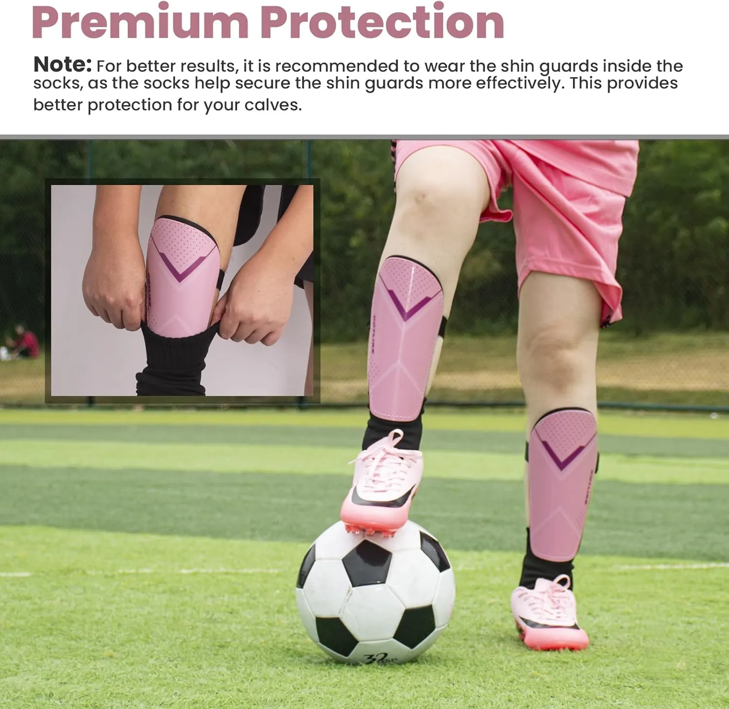 Soccer Shin Guards for Kids Youth Adults Toddler, Shin Defender Shin Guards with Ankle Protection Football Gear for 3 5 4-6 7-9 10-12 Years Old Boys Girls Espinilleras de Futol para Hombres