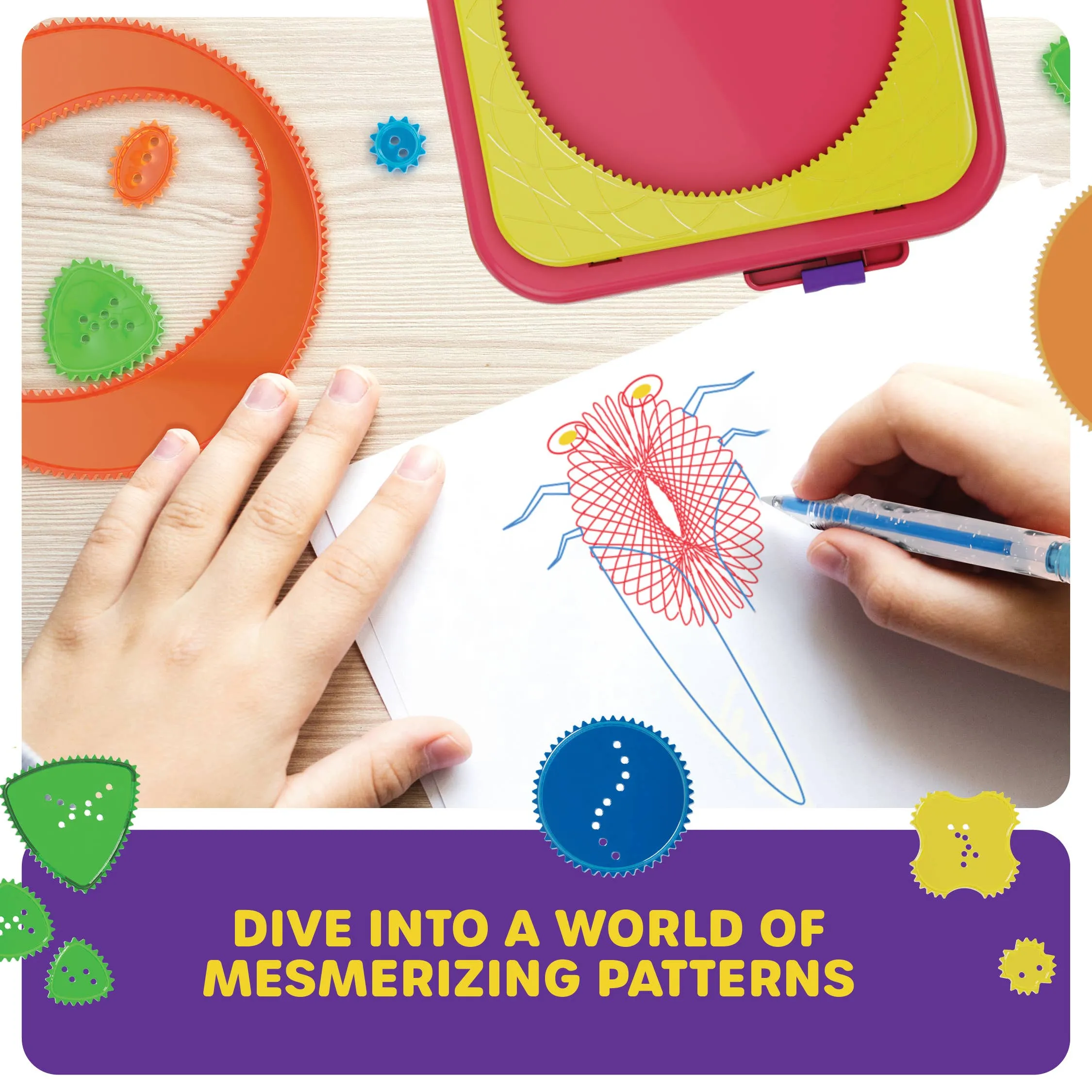 Spiral Art Kit for Kids - Craft Set for Girls & Boys