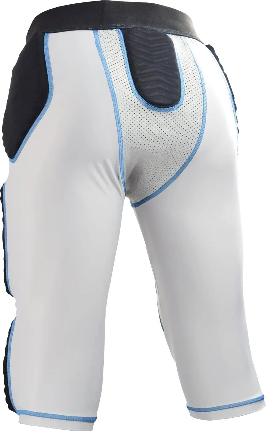Sports Unlimited 7 Pad Integrated Adult Football Girdle for Men - Flex Thigh Pads - Girdle for Football