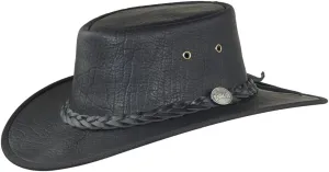 Squashy Bison Leather Hat - Item 1085
