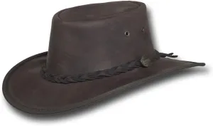Squashy Bronco Leather Hat - Item 1022