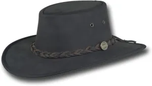 Squashy Bronco Leather Hat - Item 1022