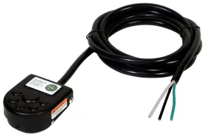 SSC Controls B800-1502 Foot Switch, Electrical, Momentary Action, Compact, Single Pedal, 8-ft Cable with Leads, Made in USA