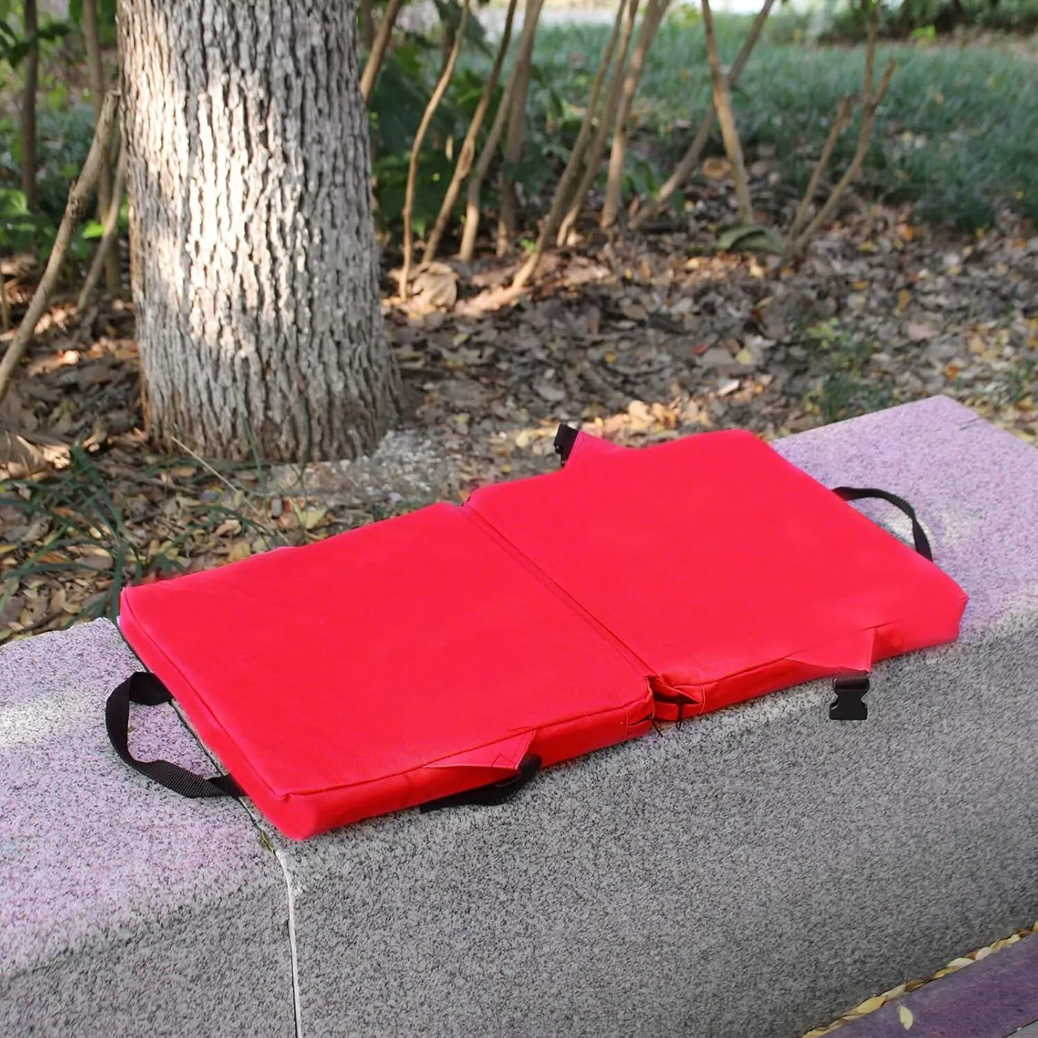 Stadium Seat for Bleachers with Back Support Portable Lightweight Bleacher Seat Cushion Foldable Stadium Seat Padded Chair for Garden Camping Hunting Floor Beach Outdoor