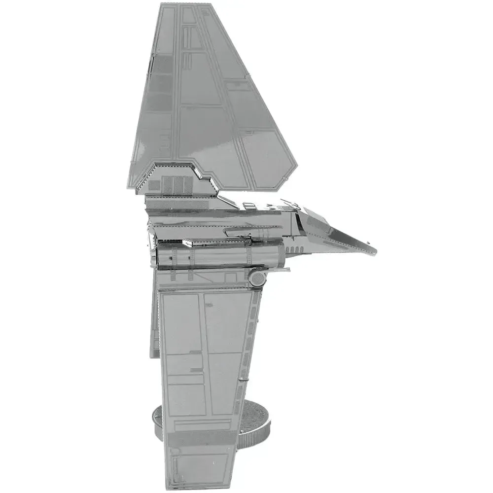 Star Wars - Unpainted Imperial Shuttle Figure Model Kit (Steel, Moderate Difficulty) - Fascinations - Metal Earth Series