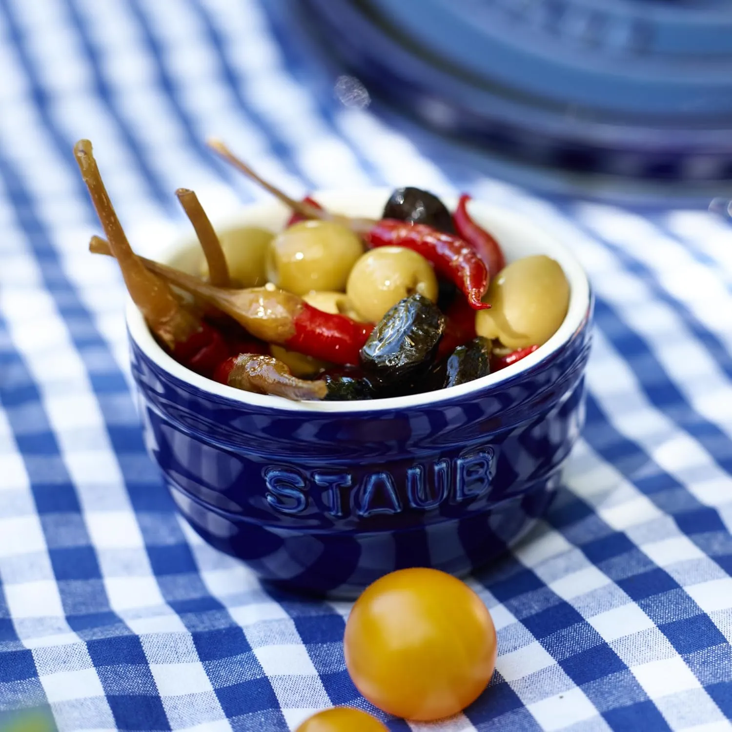STAUB Ceramics Prep Bowl Set, 2-piece, Dark Blue