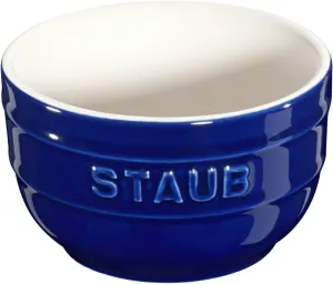 STAUB Ceramics Prep Bowl Set, 2-piece, Dark Blue