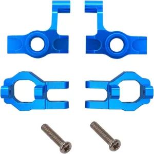 Steering Front Hub Carrier(L/R) and Base C Socket Set(L/R) Compatible with 1/12 Wltoys 12423 12428 12429 Speed RC Car FY-01/02/03/04/05/07 Accessories Metal Upgrade Parts