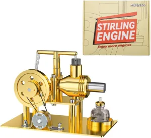 Stirling Metal Engine Model Kits That Works, ENJOMOR DIY Mini Engine, Balance Hot Air Engine Model, Educational Engine for Kids and Adults