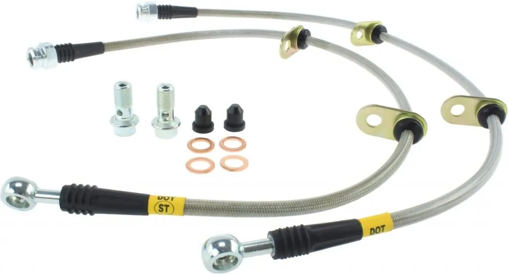 StopTech For Acura Integra 1990 91 92 1993 Brake Lines Stainless Steel - Rear | 950.40504