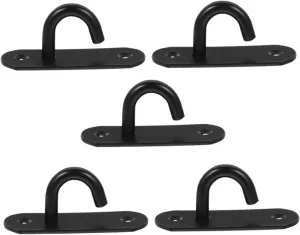 Sturdy Stainless Steel Wall Mount Exercise Anchors Resistance Band Anchor Hooks Compact Home Gym Quick Setup Workout Band Holder