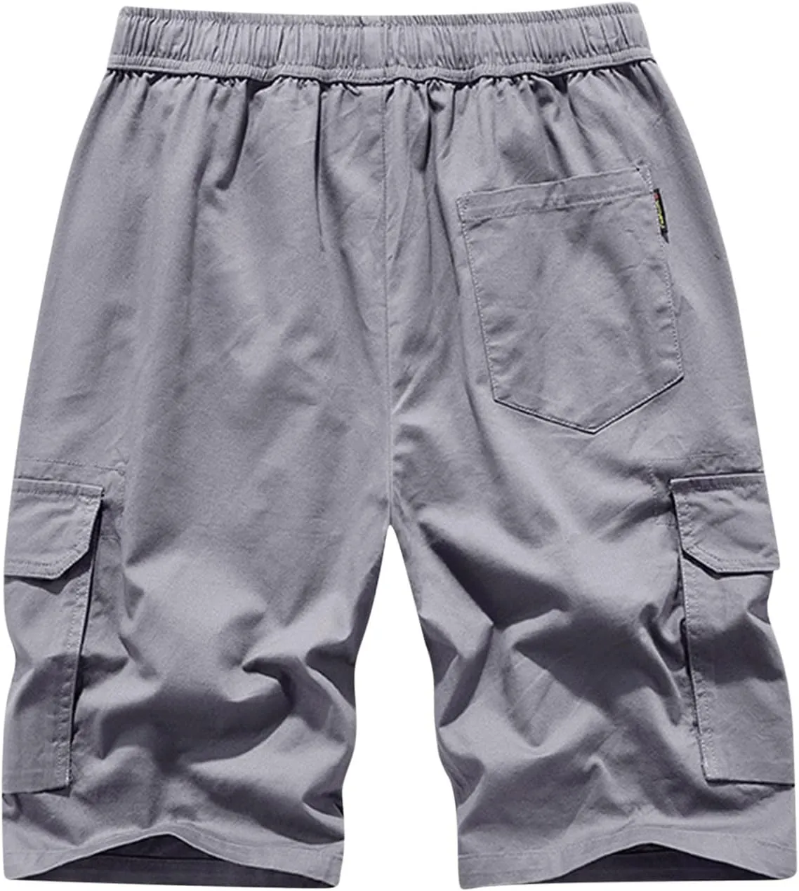Summer Cargo Shorts for Men Lightweight Quick Dry Multi Pocket Outdoor Casual Elastic Waist Lounge Shorts