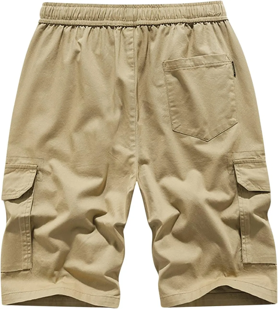 Summer Cargo Shorts for Men Lightweight Quick Dry Multi Pocket Outdoor Casual Elastic Waist Lounge Shorts