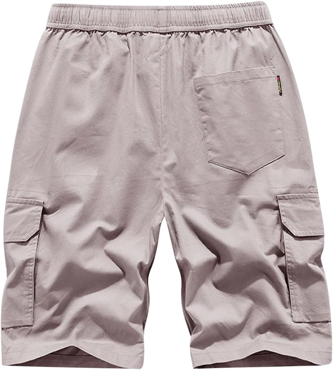 Summer Cargo Shorts for Men Lightweight Quick Dry Multi Pocket Outdoor Casual Elastic Waist Lounge Shorts