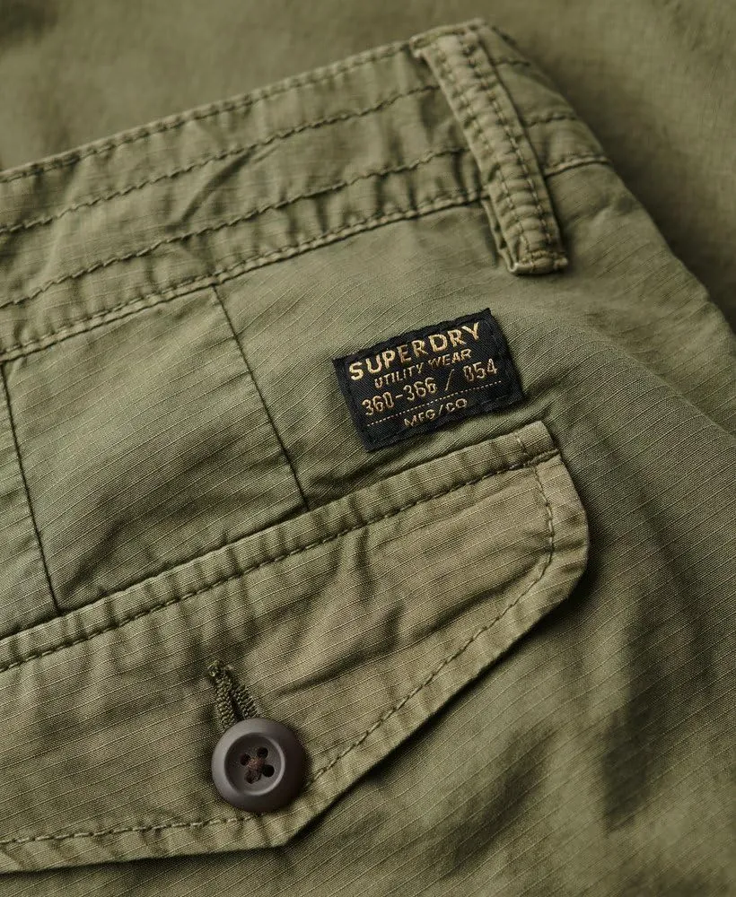 Superdry Parachute Light Shorts - Chive Green