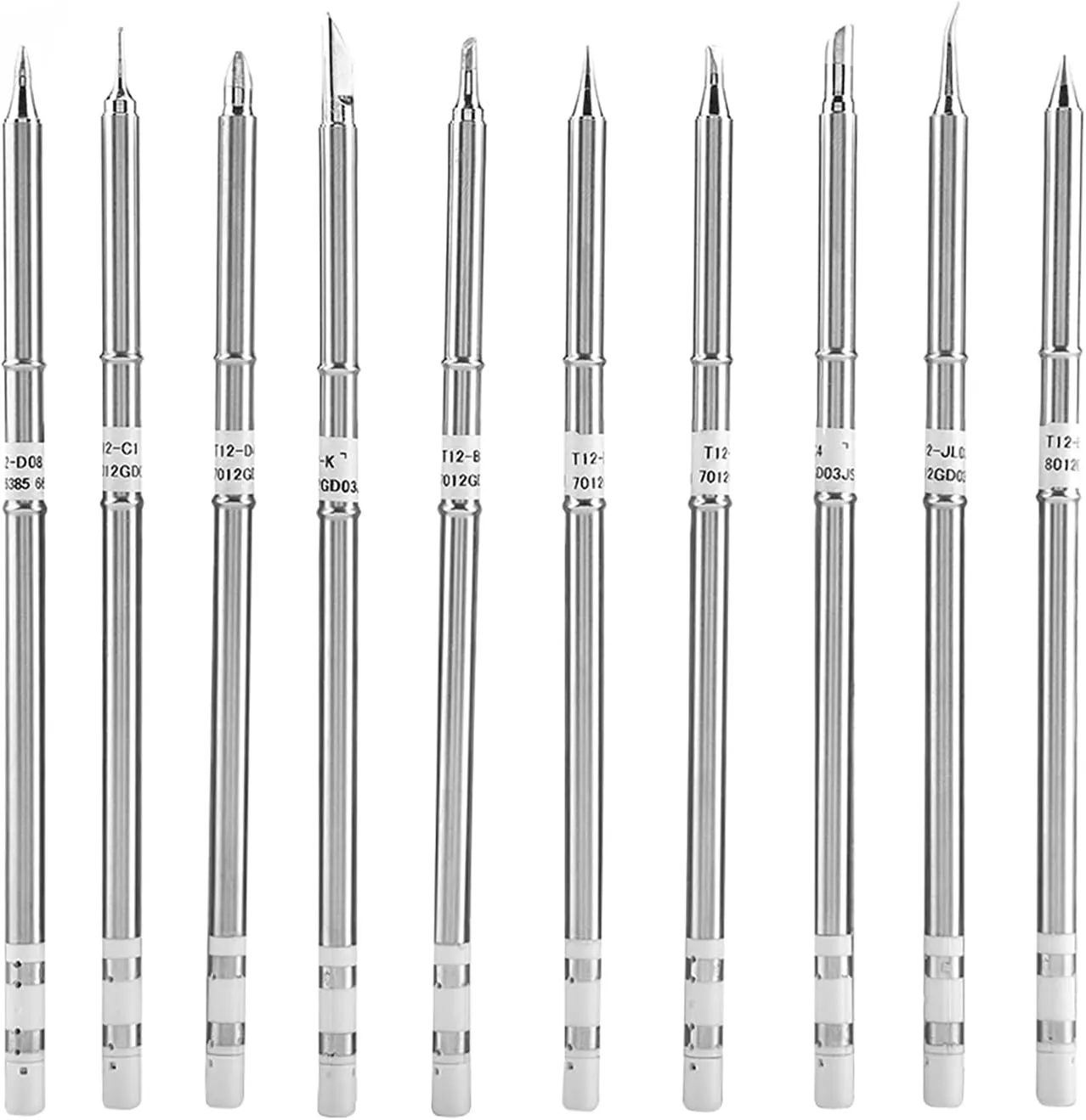T12 Series Soldering Iron Tips Welding Tool Replacement Tips for FX-951 Rework Station(10PCS)