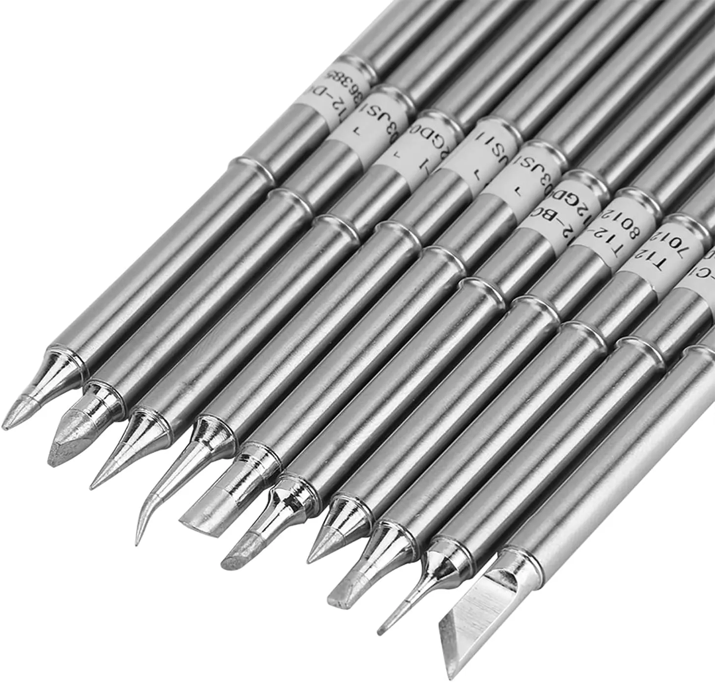 T12 Series Soldering Iron Tips Welding Tool Replacement Tips for FX-951 Rework Station(10PCS)