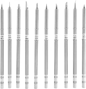 T12 Series Soldering Iron Tips Welding Tool Replacement Tips for FX-951 Rework Station(10PCS)