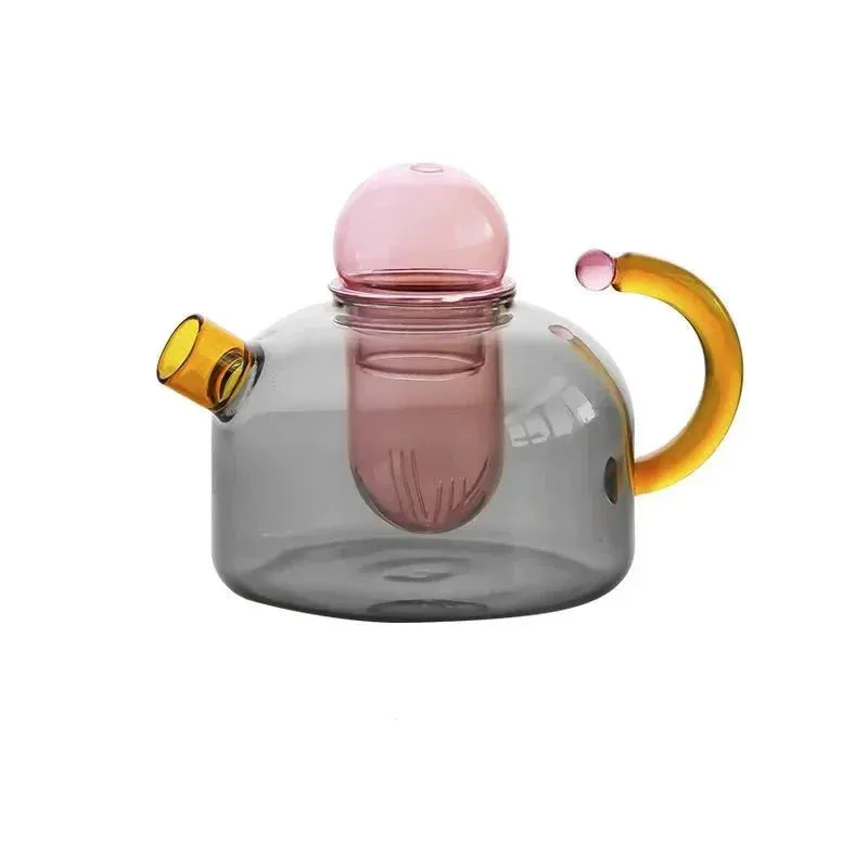 Taavita - Stylish Glass Tea Set with Heat-Resistant Kettle and Mug