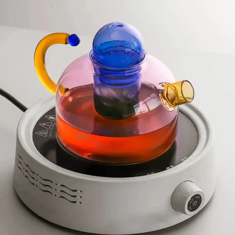 Taavita - Stylish Glass Tea Set with Heat-Resistant Kettle and Mug