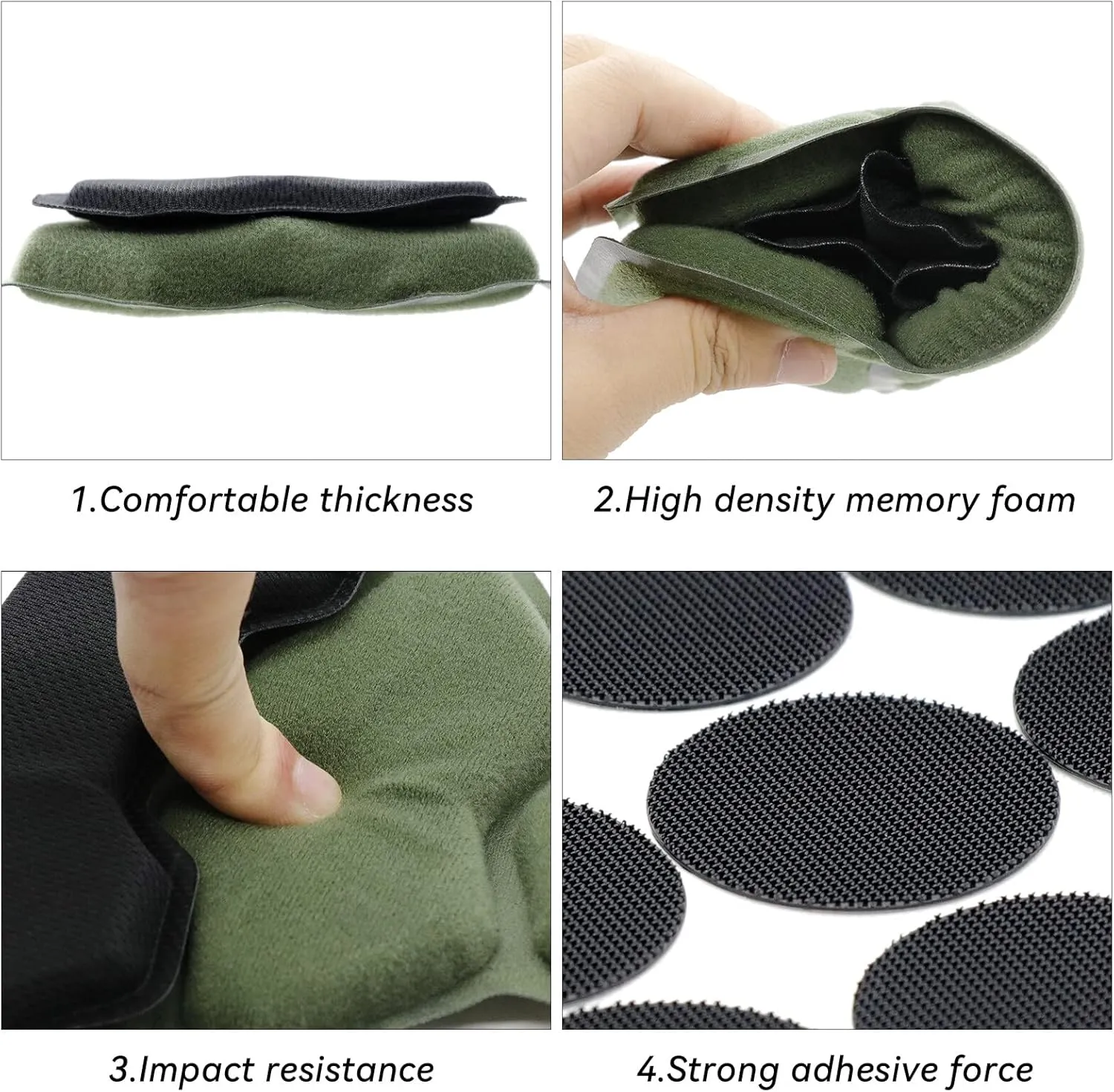 Tactical Airsoft Helmet Pads Internal Memory Foam Foam Protective Cushion Buffer Pad Protection Mat Accessories Liner System for Fast MT MICH IBH AF ACH Helmet